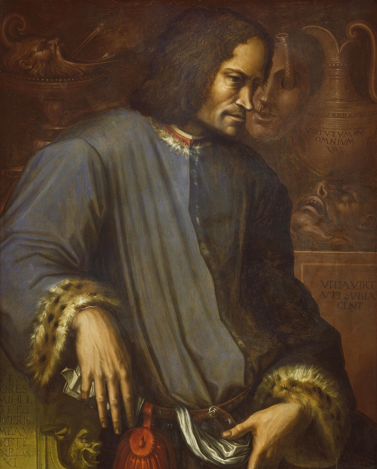 4_Giorgio Vasari II_Портрет Пьеро ди Козимо (Lorenzo di Piero di Cosimo)_1533-1534_90 х 72.5_дерево, темпера_Флоренция, Уффици.jpg