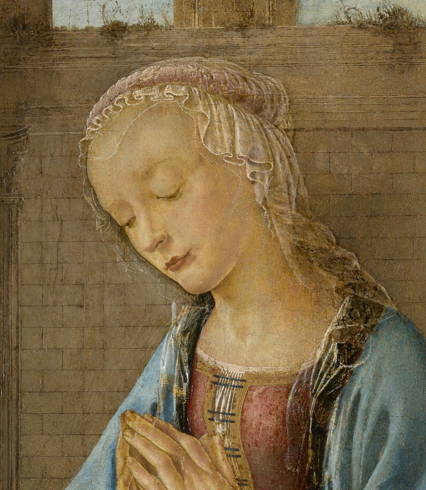 7Мадонна Раскина (The Ruskin Madonna (The Virgin Adoring the Christ Child)) (атр)_ок.1470_106.7 х 76.3_холст, переведенный с дерева., т. и м._Эдинбург, Национальная гале.jpg