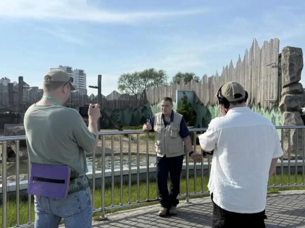 В Пермском зоопарке стартовали съёмки 'Диалогов о животных' с Иваном Затевахиным