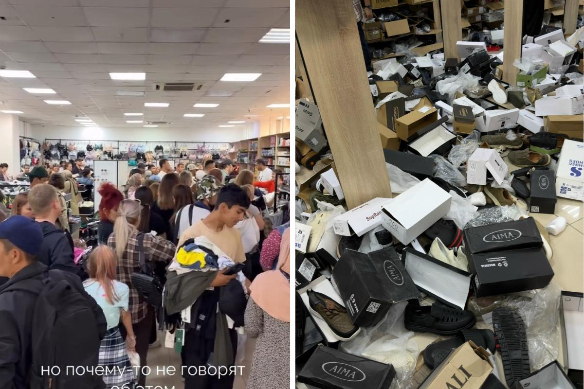 В пермском ТЦ «Семь пятниц» открыли магазин «Хит сезона» — покупателей удивил хаос
