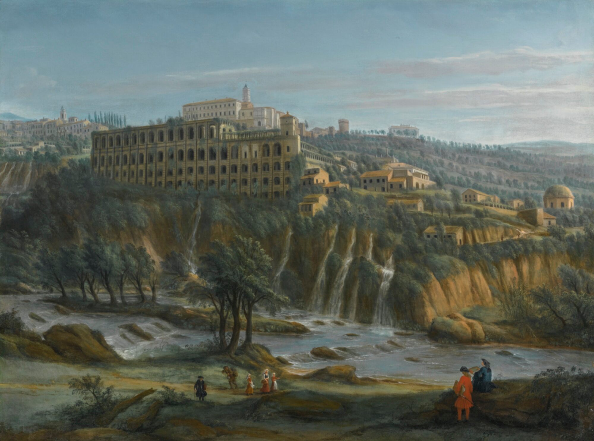 7TIVOLI, A VIEW OF THE WATERFALLS AND THE VILLA OF MAECENAS.jpg