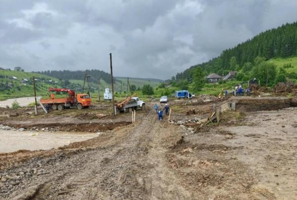 В Кыне Лысьвенского округа продолжается восстановление после грязевого селя