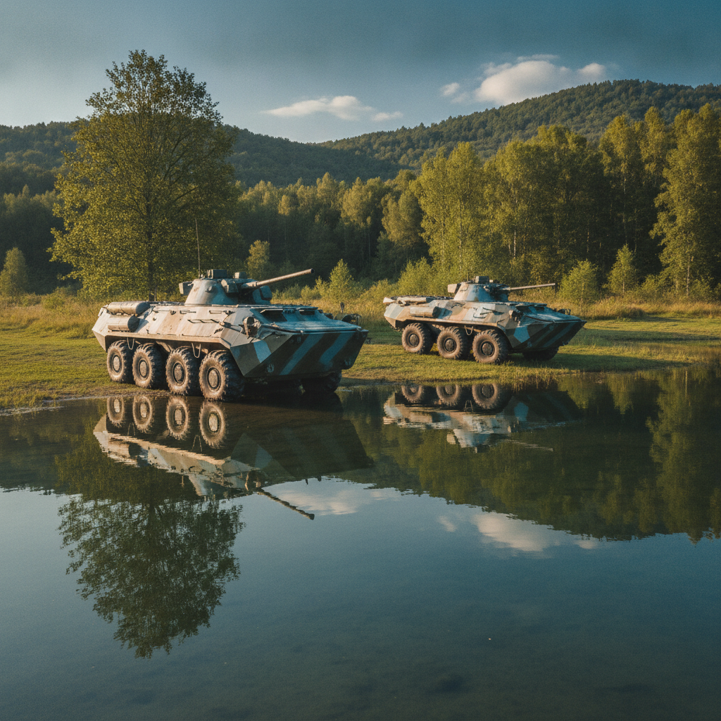 Плавающие бронетранспортеры (БТР-80, БРДМ-2) для частного использования и туризма