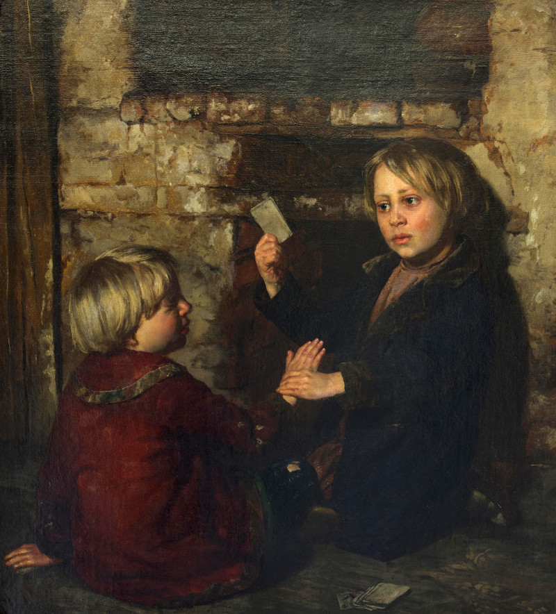 Мальчики, играющие в карты.jpg