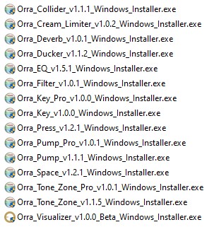 Orra Audio - Plugins Bundle 2026.10 VST3, AAX x64 [21.10.2026] MOCHA - набор плагинов
