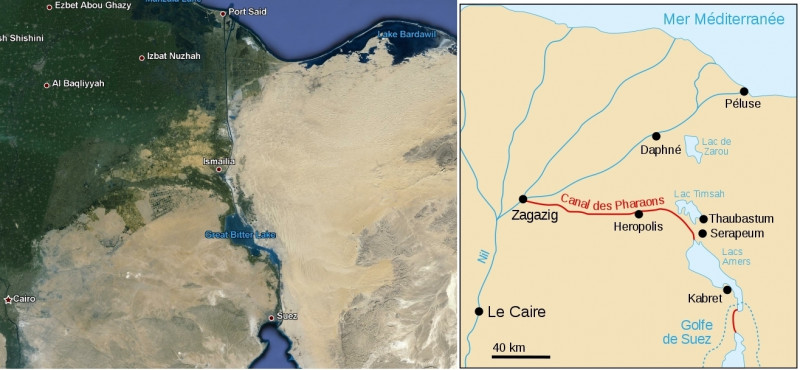 Канал фараонов: почему приказали засыпать древний аналог Суэцкого канала 
