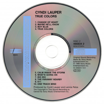 Cyndi Lauper - She's so Unusual & True Colors (1983 / 1986) [EPC 466834 2]