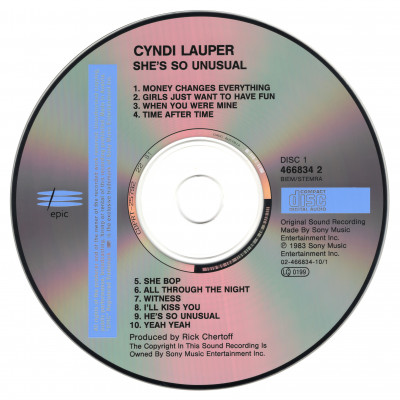 Cyndi Lauper - She's so Unusual & True Colors (1983 / 1986) [EPC 466834 2]